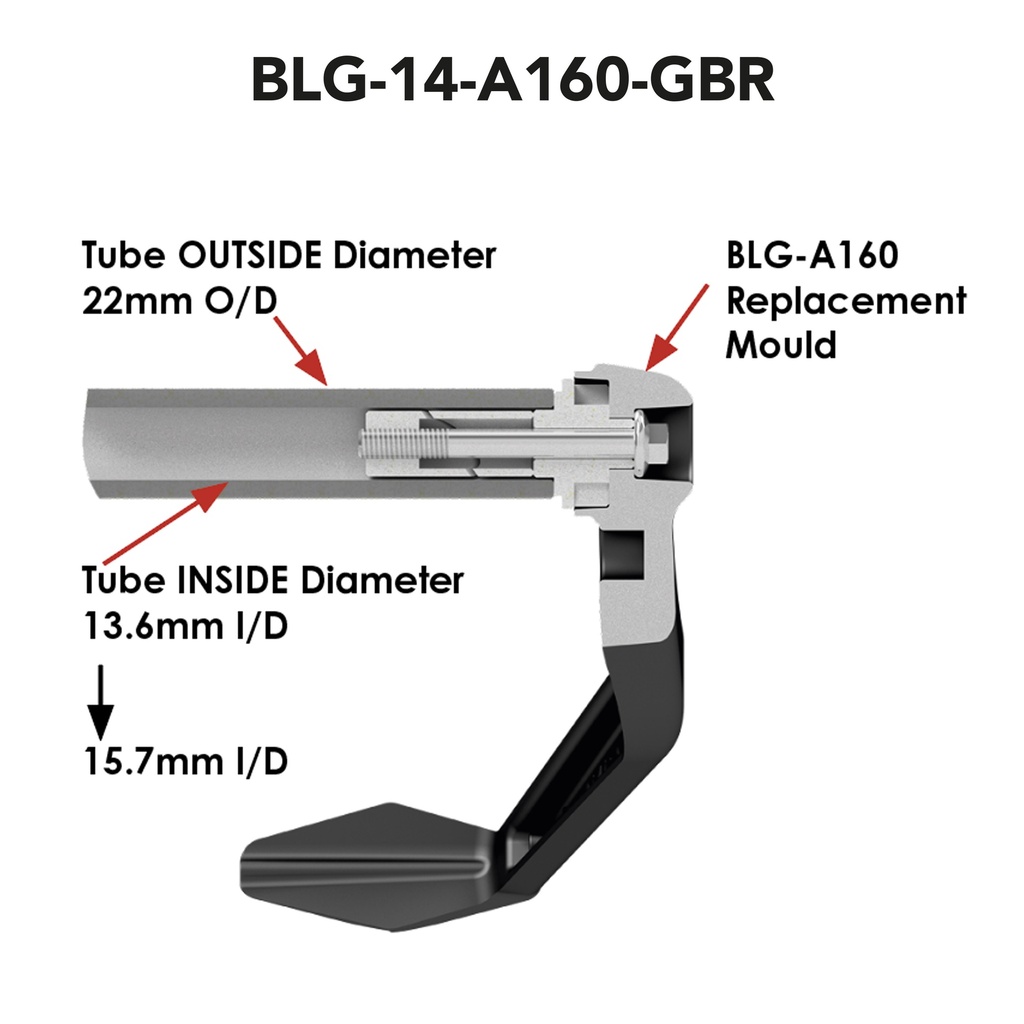 [BLG-14-A160-GBR-001] GBRacing Brake Lever Guard A160 for Ducati Streetfighter V4 - image 5