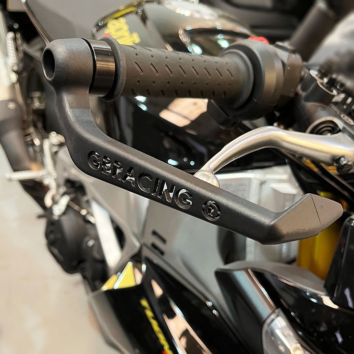 [BLG-M18-S10-A160-GBR] GBRacing Brake Lever Guard A160 M18 Threaded 10mm Spacer Bar End 160mm - image 3