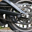 [CGA06-GBR-001] GBRacing Lower Chain Guard / Shark Fin for Triumph Daytona 675 - image 2