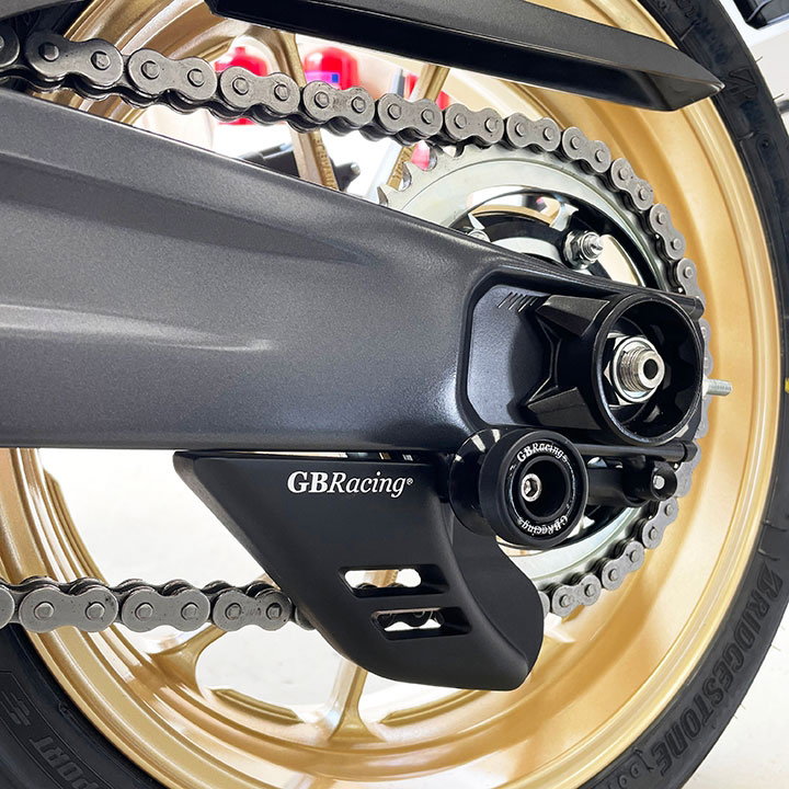 [CGA15-GBR-BA-SET] GBRacing Lower Chain Guard Paddock Stand Bobbin Assembly for Yamaha - image 1