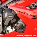 [CP675-CS-8-GBR] GBRacing Crash Protection Set (Street/8mm) Triumph Daytona 675 Street Triple R - image 2
