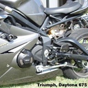 [CP675-CS-GBR] GBRacing Crash Protection Set (Street/6mm) Triumph Daytona 675 Street Triple R - image 1