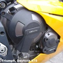 [EC-D675-2-GBR] GBRacing Gearbox / Clutch Cover for Triumph Daytona 675 Street Triple / R - image 1