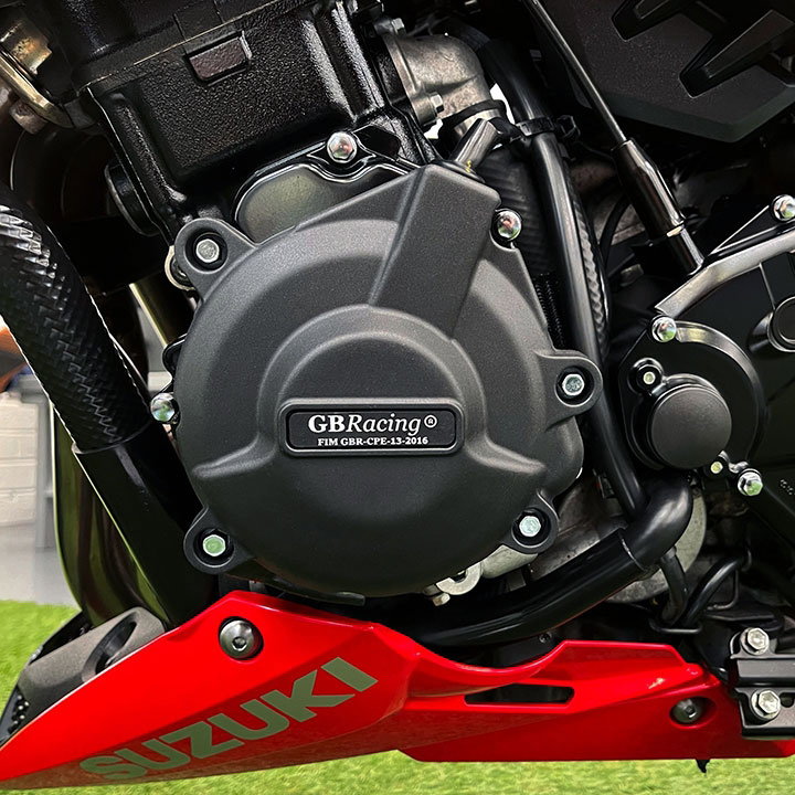 [EC-GSXS750-L7-1-GBR-001] GBRacing Alternator Case Cover for Suzuki GSX-R600 - image 1
