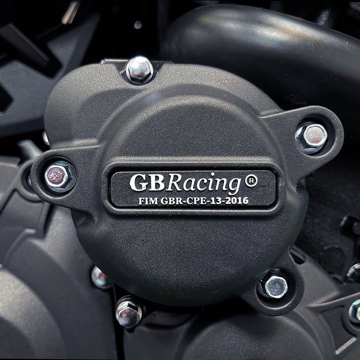 [EC-GSXS750-L7-6-GBR-002] GBRacing Starter Case Cover for Suzuki GSX-R750 - image 1