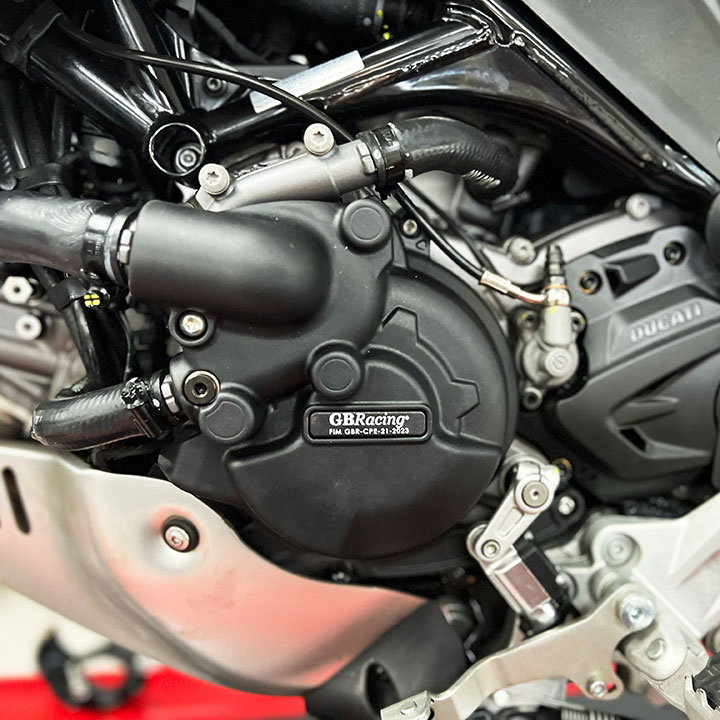 [EC-V2-950-2021-SET-GBR] GBRacing Engine Case Cover Set for Ducati V2 DesertX Multistrada Monster - image 3