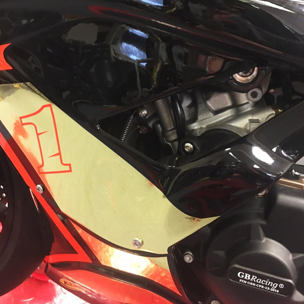 [FP-S1000RR-2019-LHS-GBR] GBRacing Frame Protector LHS for BMW S1000RR - image 1
