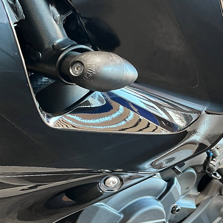 [FS-R7-2022-LHS-S] GBRacing Bullet Frame Sliders (Street) LHS for Yamaha YZF-R7 - image 1
