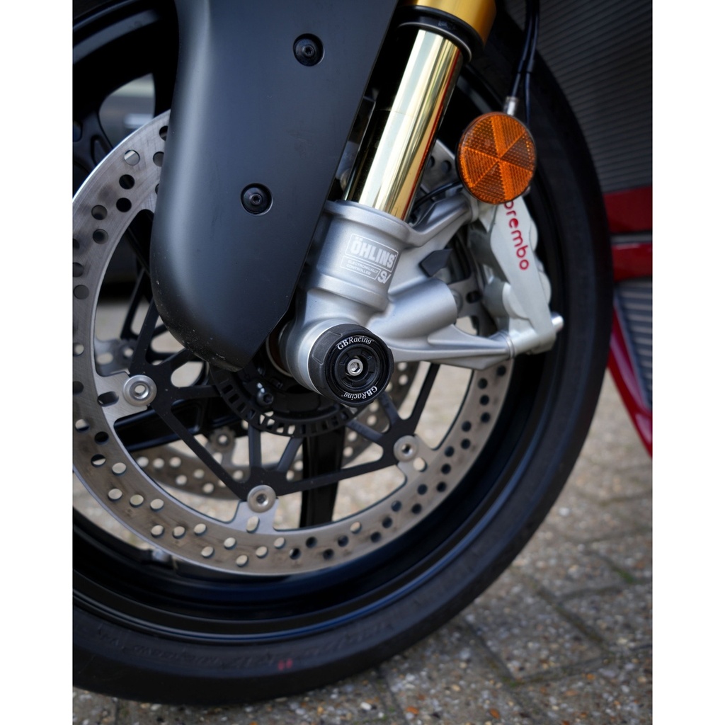 [GSP-26-20-70-003] GBRacing Front LHS Spindle Protector for Ducati Panigale V4 - image 1