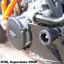 [CP-SD-2-SET-GBR-002] GBRacing Lower Frame Sliders for KTM 950 Supermoto - image 1