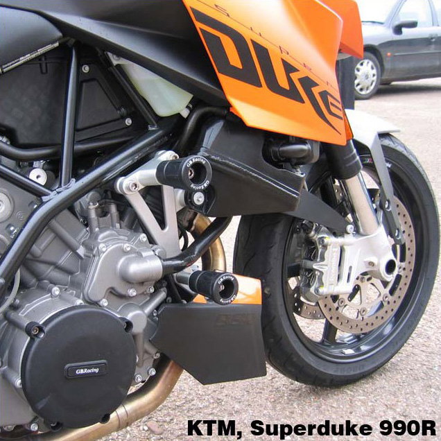 [CP-SD-2-SET-GBR-003] GBRacing Lower Frame Sliders for KTM 990 Supermoto - image 2