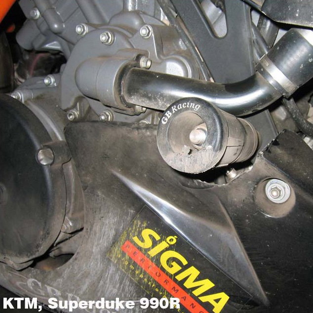 [CP-SD-2-SET-GBR-003] GBRacing Lower Frame Sliders for KTM 990 Supermoto - image 6