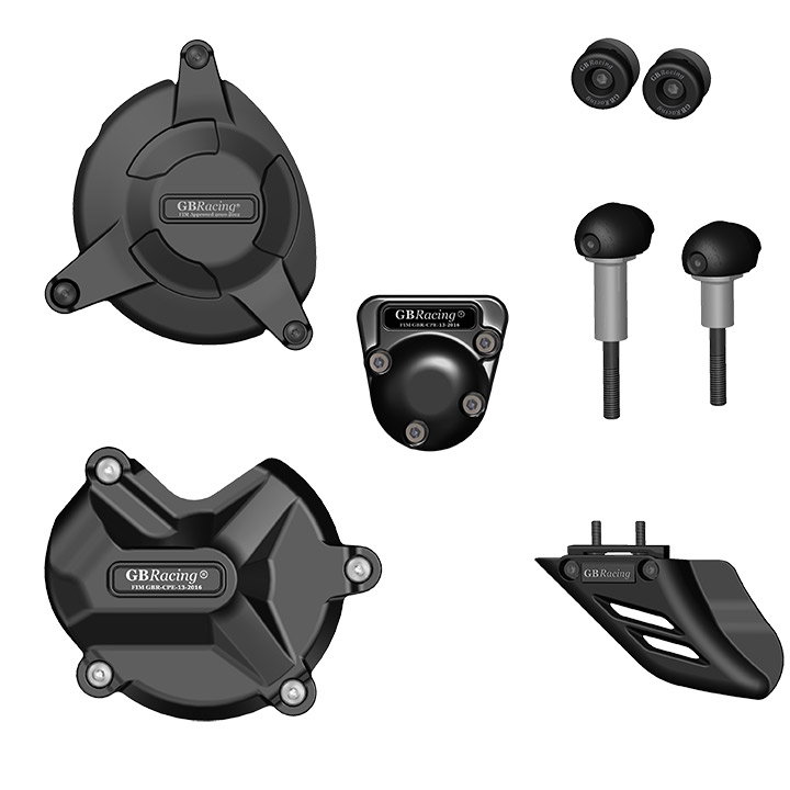 [CP-S1000RR-2009-CS-GBR] GBRacing Crash Protection Bundle (Street) for BMW S1000RR and HP4