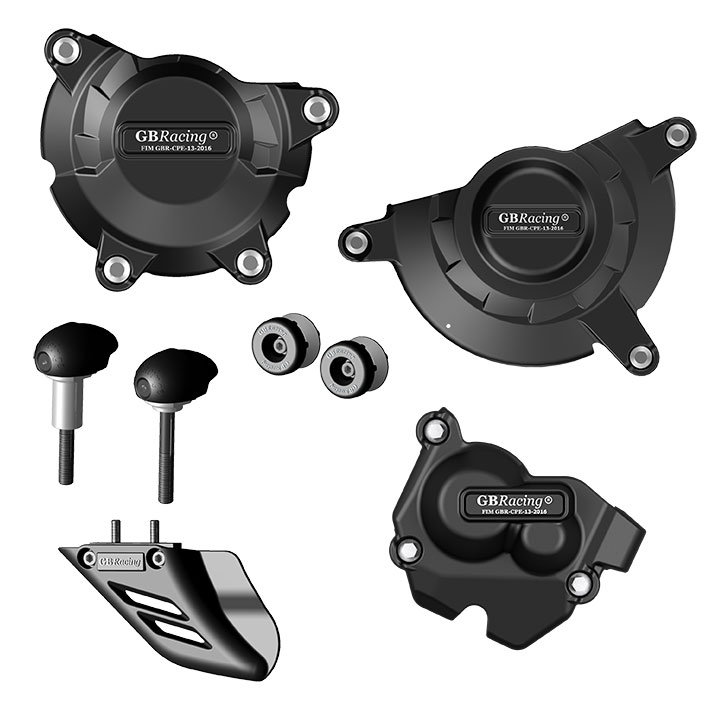 GBRacing Crash Protection Bundle (Race) for Kawasaki Ninja ZX-10R