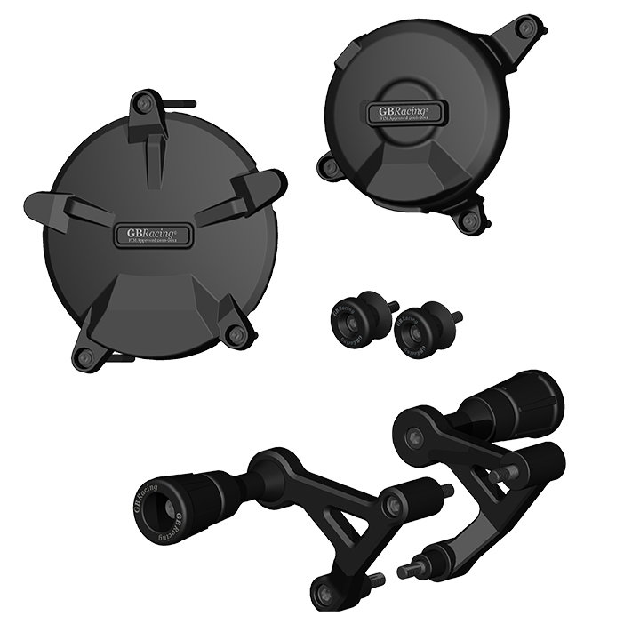 [CP-RC8-2008-CS-GBR] GBRacing Crash Protection Bundle for KTM RC8