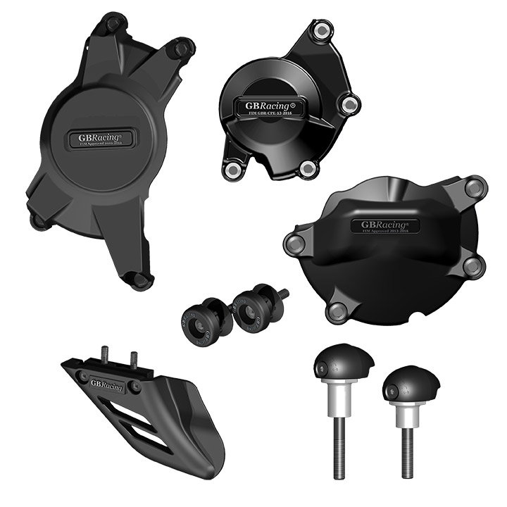 [CP-GSXR1000-K9-CS-GBR] GBRacing Crash Protection Bundle (Race) for Suzuki GSX-R1000