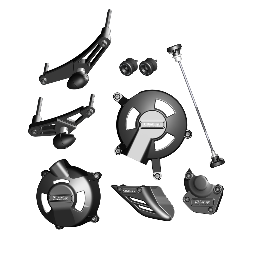[CP675-CS-R-GBR] GBRacing Crash Protection Bundle (Race/6mm) Triumph Daytona 675 Street Triple / R