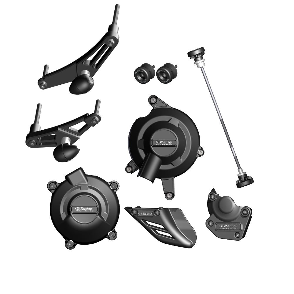 [CP-D675R-2011-CS-8-R-GBR] GBRacing Crash Protection Bundle (Race) for Triumph Daytona 675 Street Triple / R