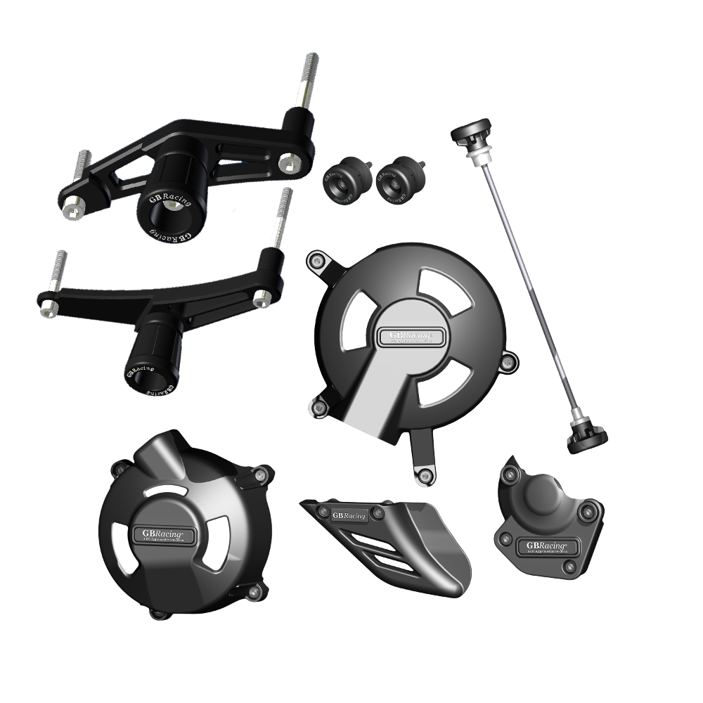 GBRacing Crash Protection Bundle (6mm) Triumph Daytona 675 Street Triple / R