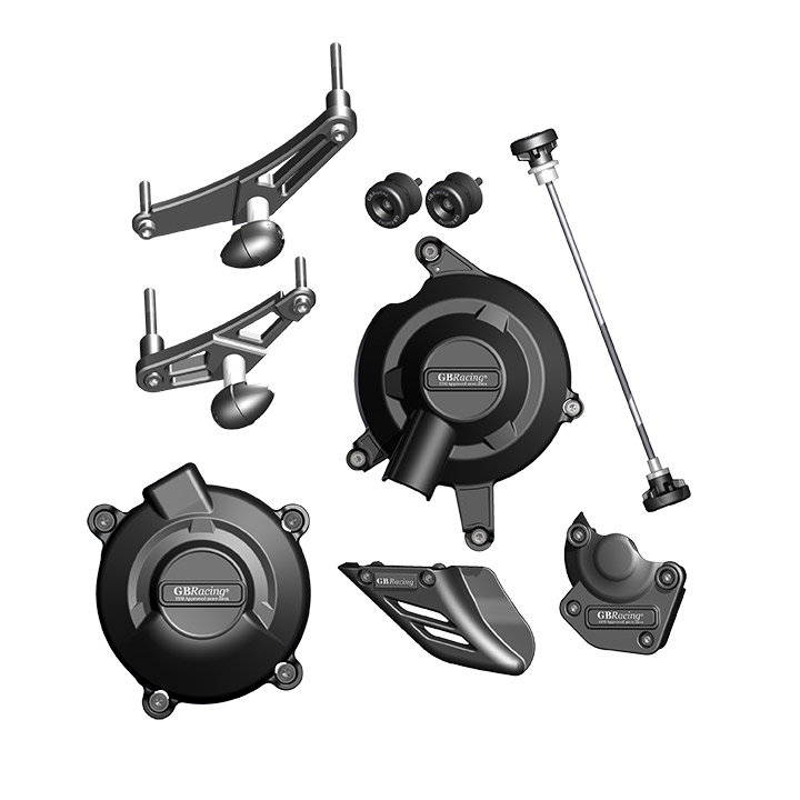[CP-D675R-2011-CS-8-GBR] GBRacing Crash Protection Bundle (Street) for Triumph Daytona 675 Street Triple / R