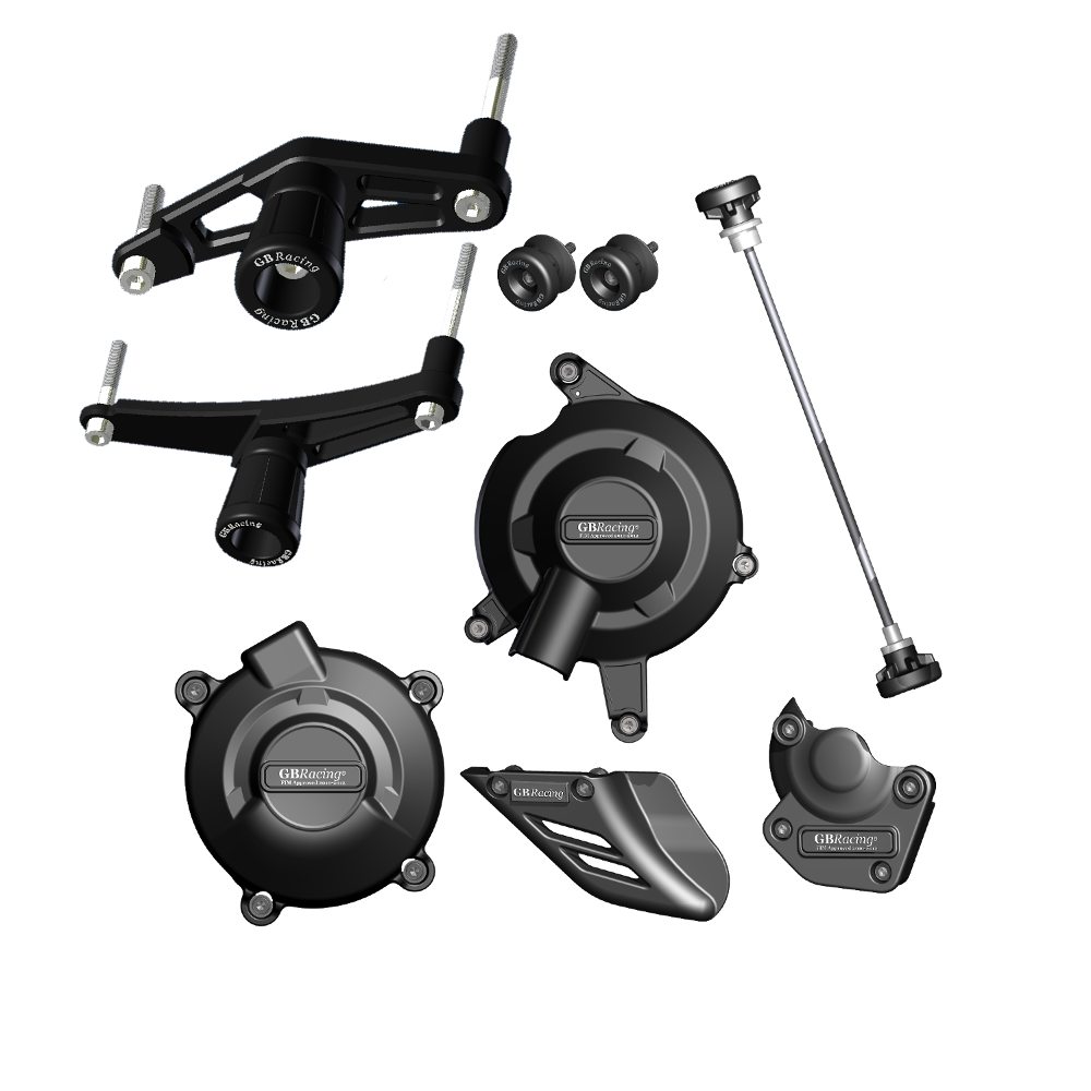 [CP-D675R-2011-CS-8-M-GBR] GBRacing Crash Protection Bundle for Triumph Daytona 675 Street Triple / R