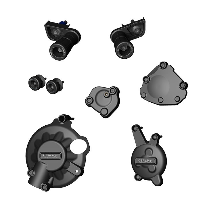 [CP-R1-2007-CS-GBR] GBRacing Crash Protection Bundle for Yamaha YZF-R1