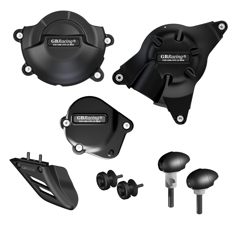 [CP-R6-2008-CS-R-GBR] GBRacing Crash Protection Bundle (Race) for Yamaha YZF-R6
