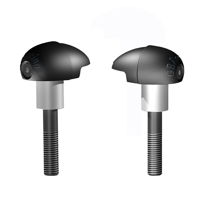 [FS-675-2013-R] GBRacing Race Bullet Frame Sliders for Triumph Daytona 675