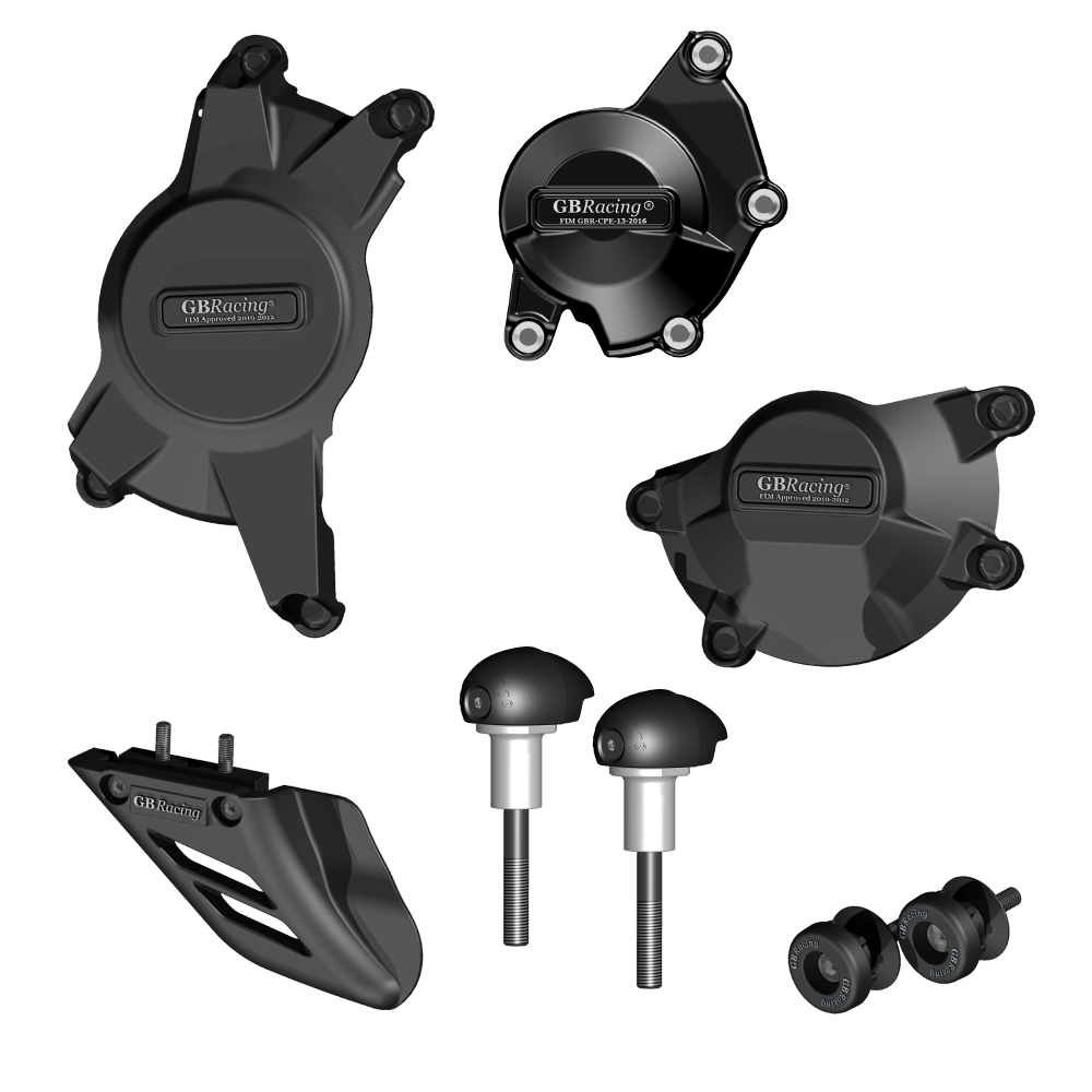 [CP-GSXR1000-K9-CS-S-GBR] GBRacing Crash Protection Bundle (Street) for Suzuki GSX-R1000