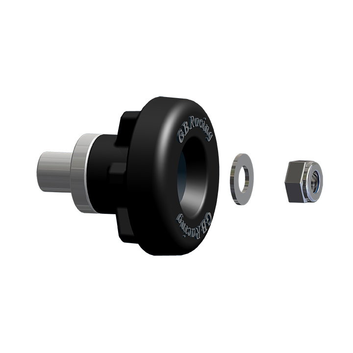 GBRacing Front Spindle Protector RHS for Triumph Daytona 675